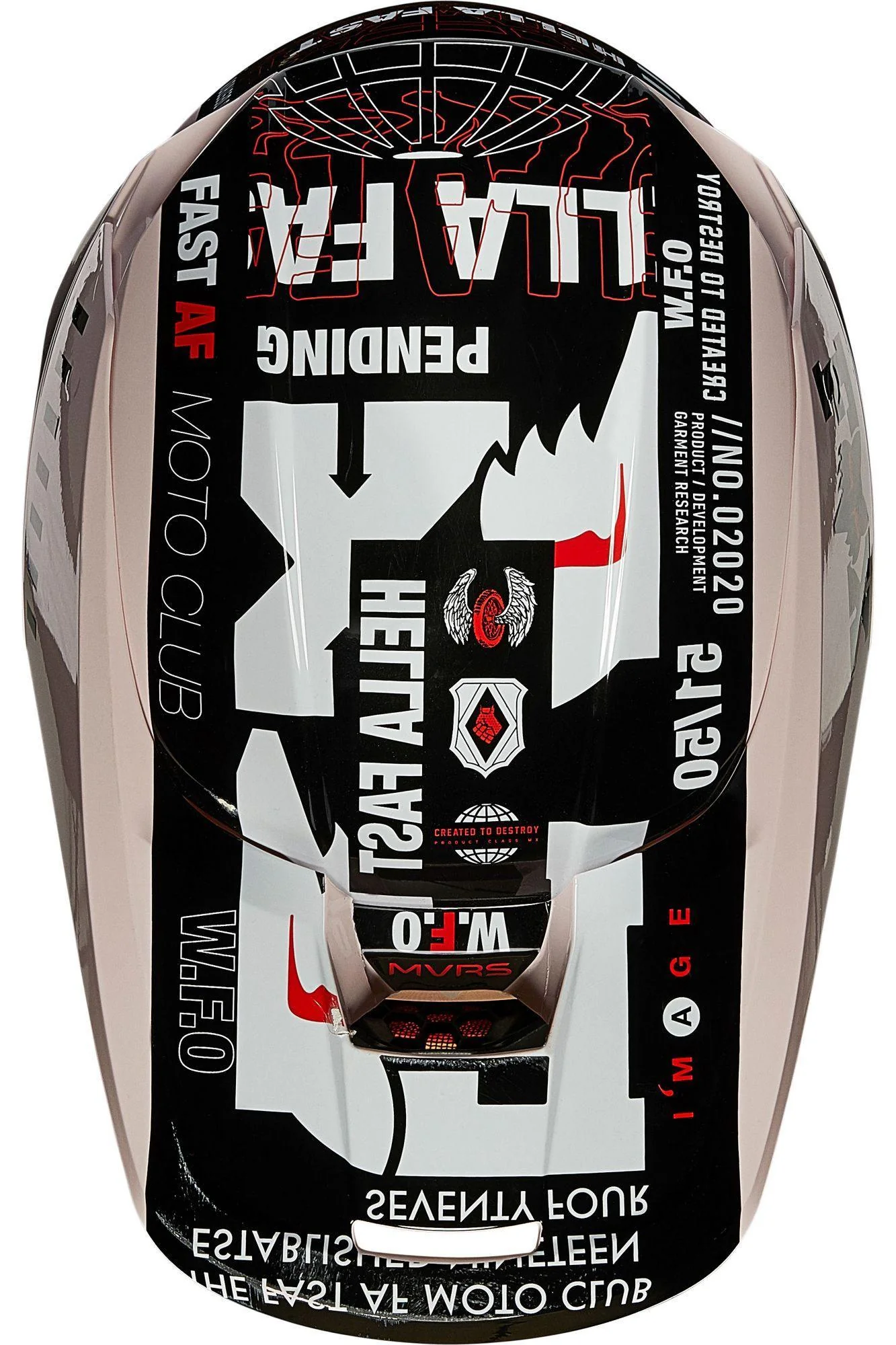 Casco Moto V1 Illmatik Rosado Pálido Fox Racing - Image 3