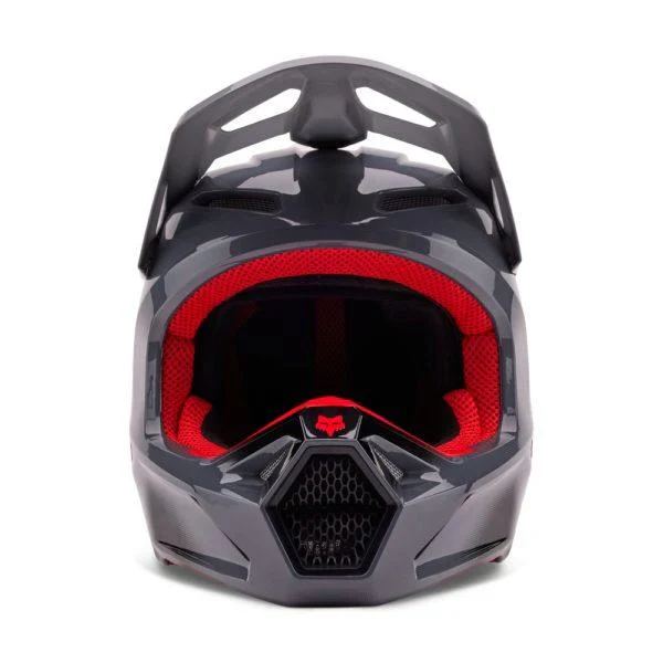 Casco Moto V1 Interfere Gris/Rojo Fox - Image 3