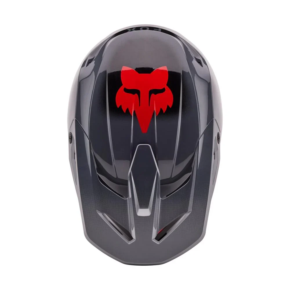 Casco Moto V1 Interfere Gris/Rojo Fox - Image 4