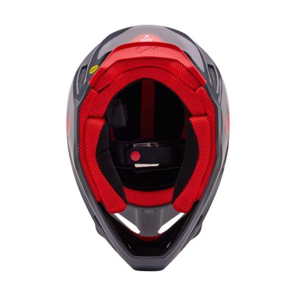 Casco Moto V1 Interfere Gris/Rojo Fox - Image 6