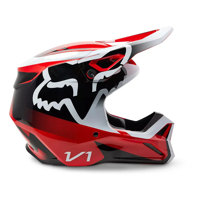 Casco Moto V1 Leed Rojo Fox - Image 2