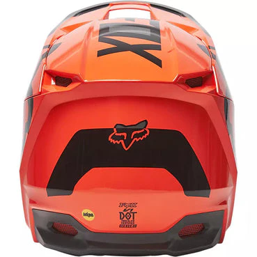 Casco Moto V1 Lux Naranjo Fox Racing - Image 4
