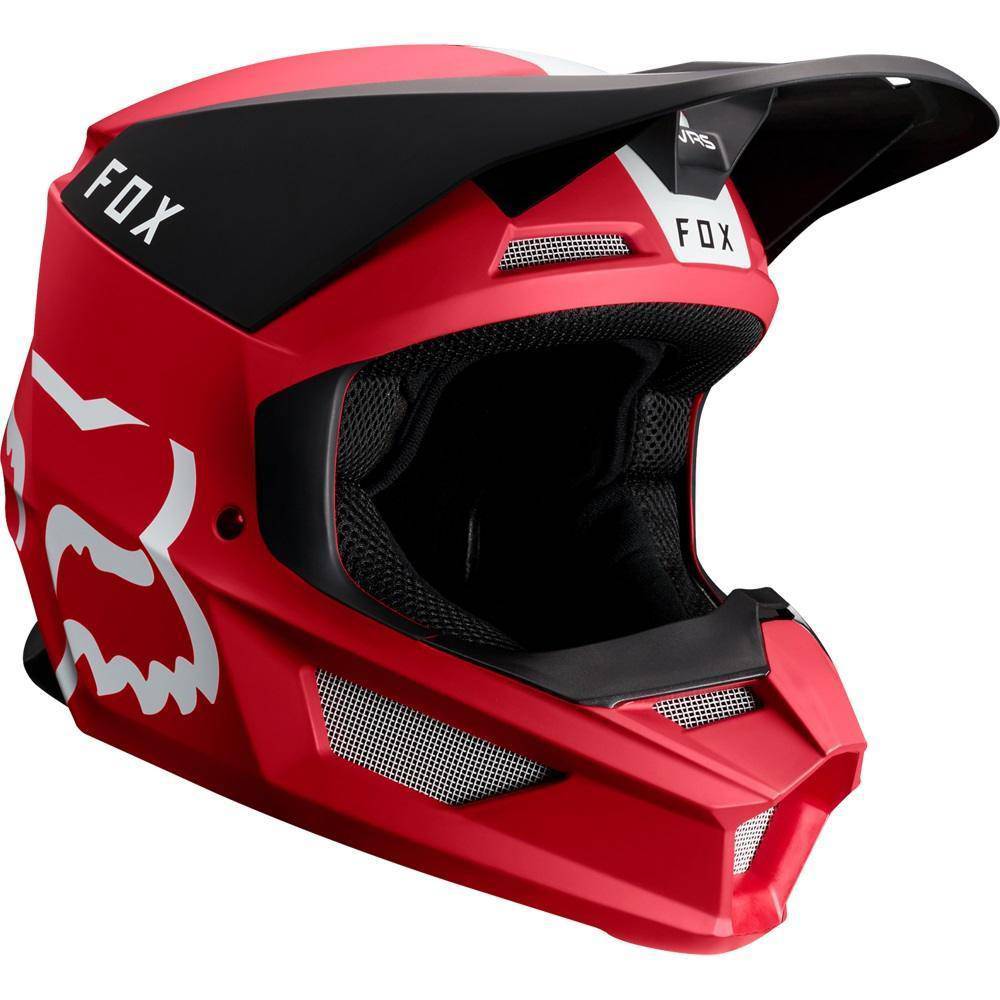 Casco Moto V1 Mata Rojo Fox Racing.