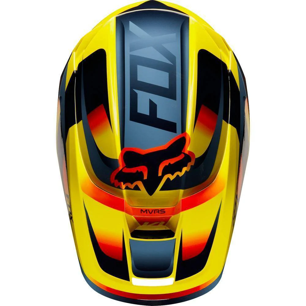Casco Moto V1 Motif Amarillo Fox Racing. - Image 5