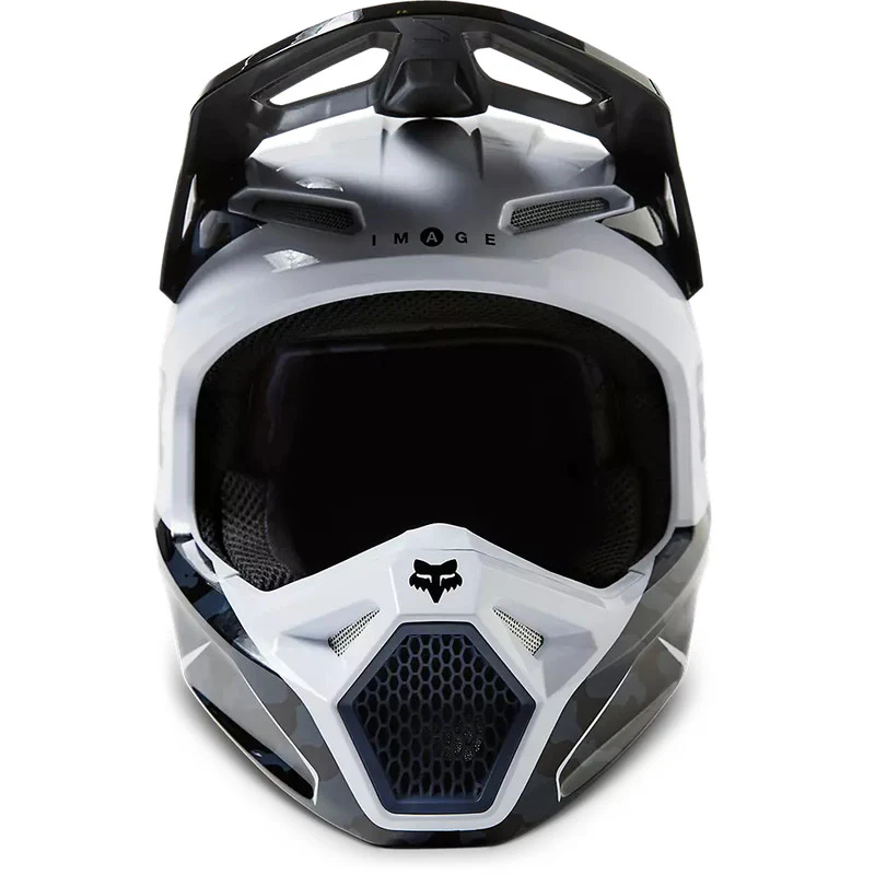 Casco Moto V1 Nuklr Negro/Blanco Fox - Image 5