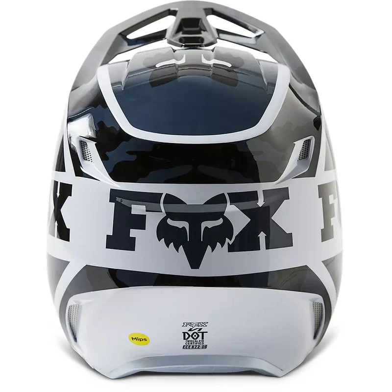 Casco Moto V1 Nuklr Negro/Blanco Fox - Image 6