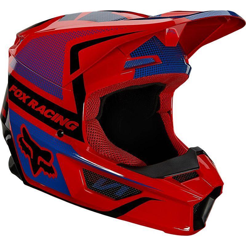 Casco Moto V1 Oktiv Rojo Fox Racing