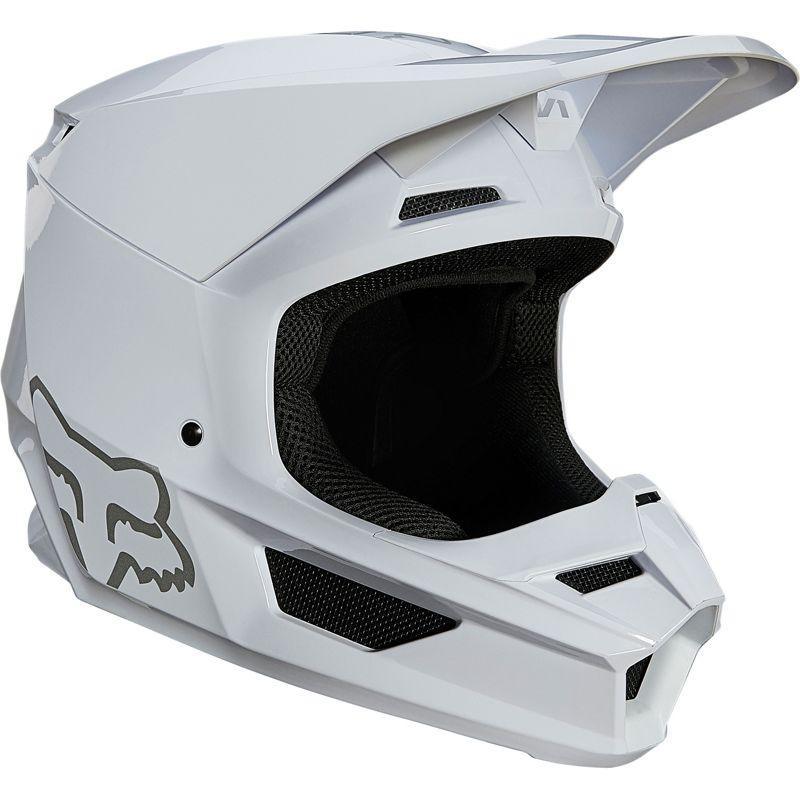 Casco Moto V1 Plaic Blanco Fox Racing