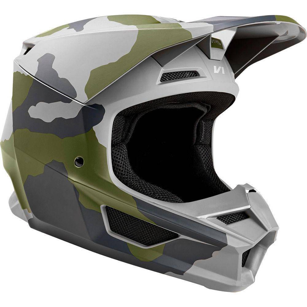 Casco Moto V1 Pzrm Camo Fox Racing.