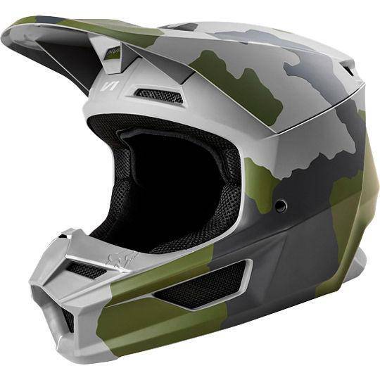 Casco Moto V1 Pzrm Camo Fox Racing. - Image 2