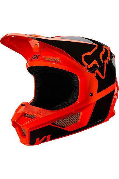 Casco Moto V1 Revn Naranjo Fluor Fox Racing - Image 2