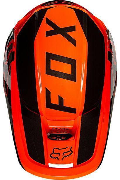 Casco Moto V1 Revn Naranjo Fluor Fox Racing - Image 3