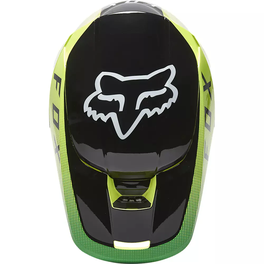 Casco Moto V1 Ridl Amarillo Fox Racing - Image 2