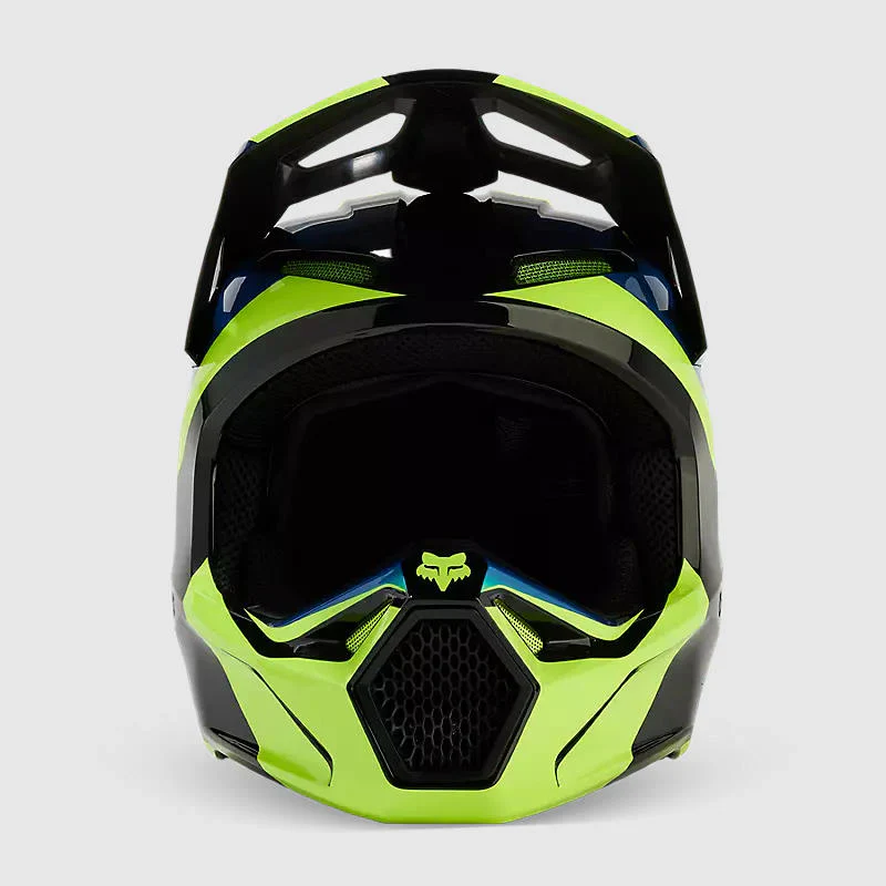 Casco Moto V1 Streak Negro/Amarillo Fox - Image 3