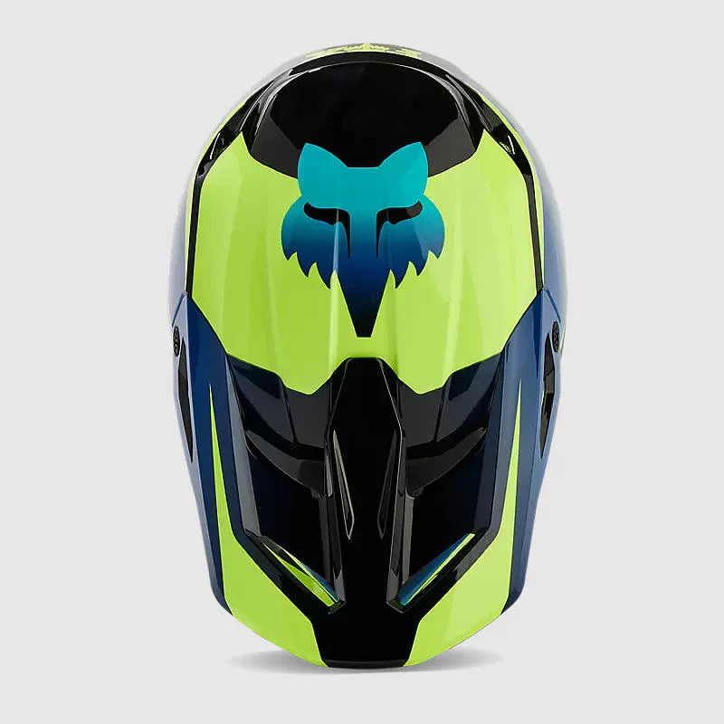 Casco Moto V1 Streak Negro/Amarillo Fox - Image 4
