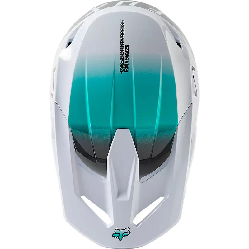 Casco Moto V1 Toxsyk Blanco/Celeste Fox - Image 4