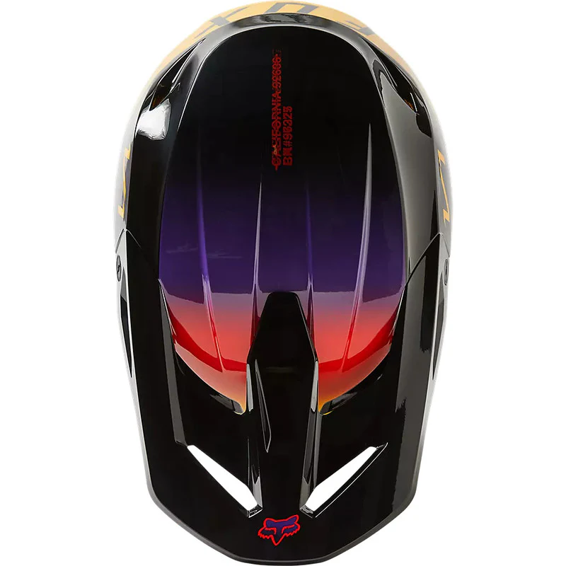 Casco Moto V1 Toxsyk Negro/Amarillo Fox - Image 4
