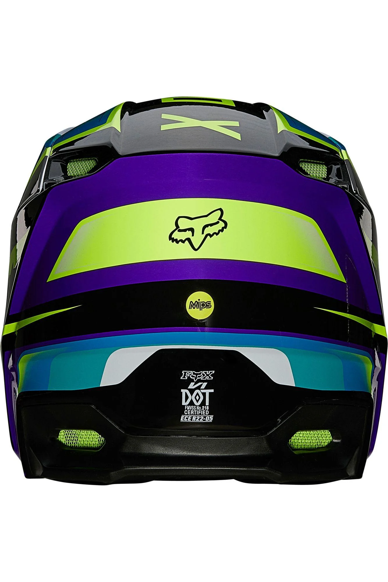 Casco Moto V1 Tro Aqua Fox Racing - Image 4
