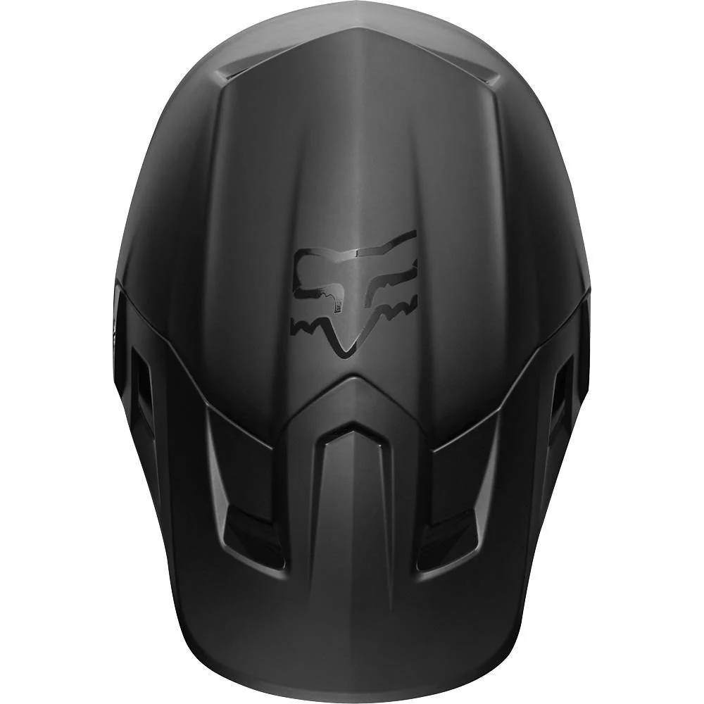 Casco Moto V2 Matte Black Negro Matte Fox Racing. - Image 4