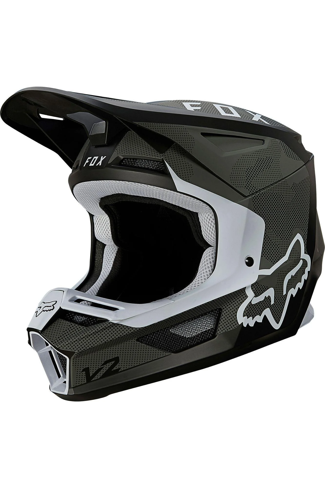 Casco Moto V2 Speyer Negro Fox Racing - Image 2