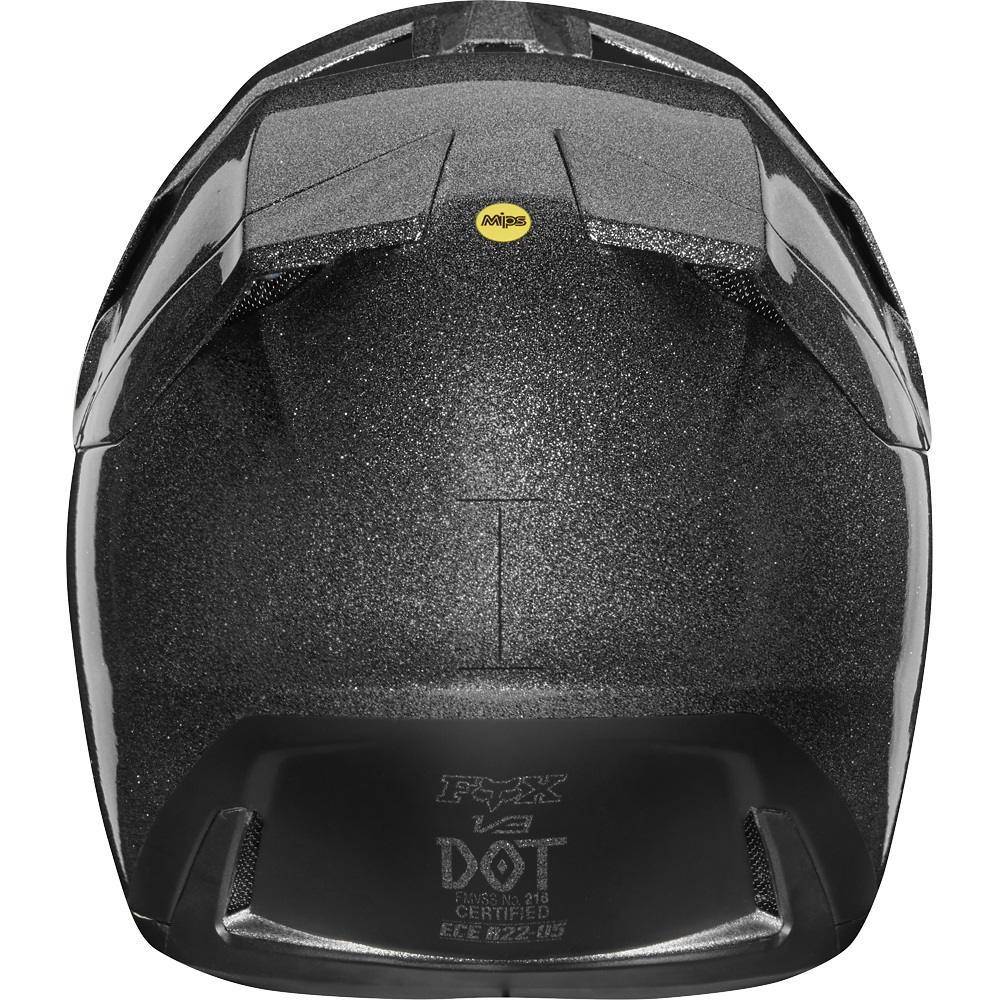 Casco Moto V3 Baz Negro Brillante Fox Racing - Image 3