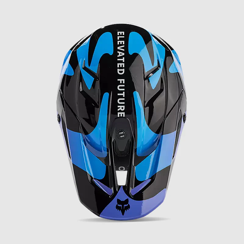 Casco Moto V3 Magnetic Negro/Morado Fox - Image 4