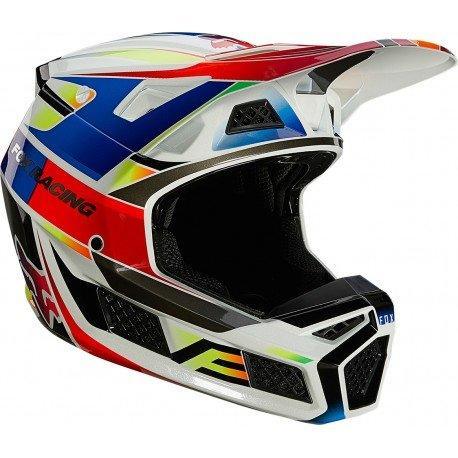 Casco Moto V3 Pigment Multicolor Fox Racing