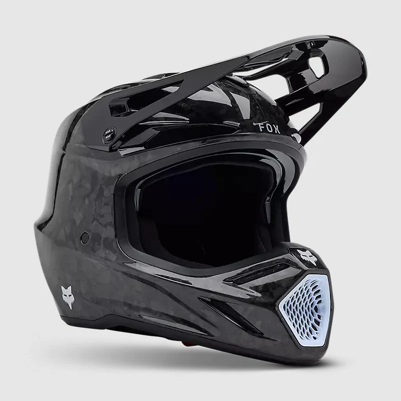Casco Moto V3 RS Carbon Solid Negro Fox - Image 2