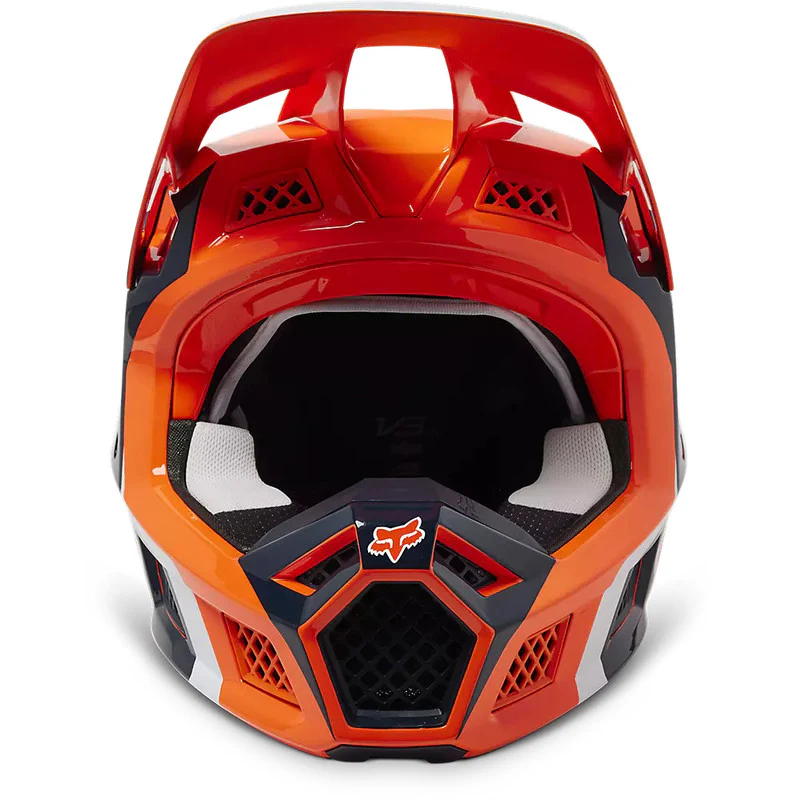 Casco Moto V3 RS Efekt Naranjo/Blanco/Azul Fox - Image 5