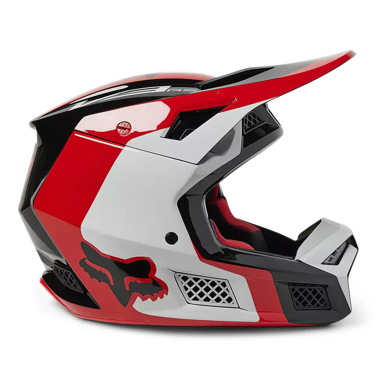 Casco Moto V3 RS Efekt Rojo/Blanco/Negro Fox - Image 2