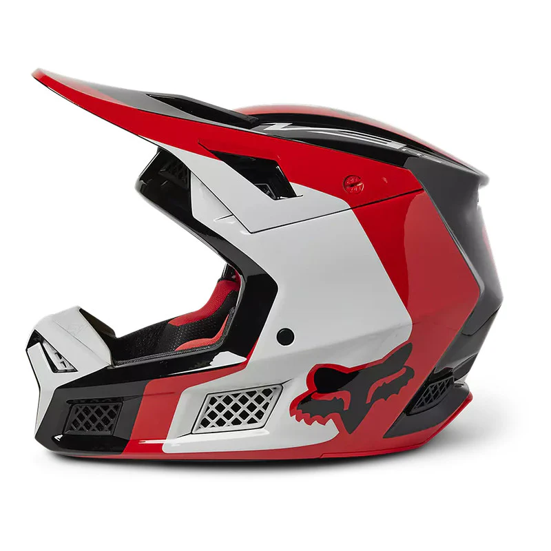 Casco Moto V3 RS Efekt Rojo/Blanco/Negro Fox - Image 3