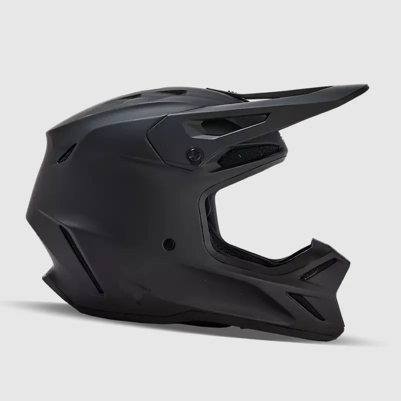 Casco Moto V3 Solid Negro Matte Fox - Image 2