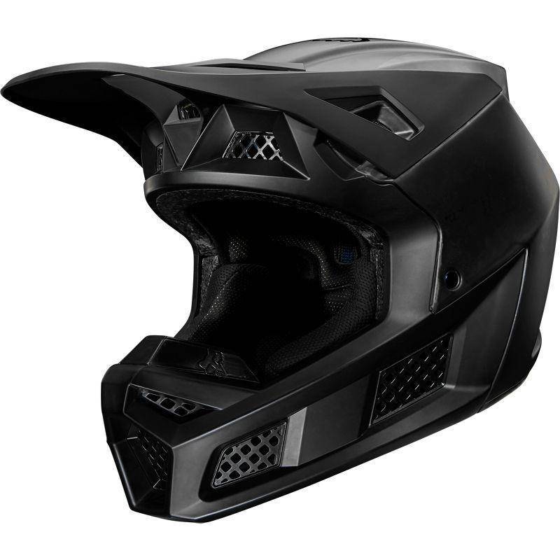 Casco Moto Fox V3 Solids Negro Matte - Image 2