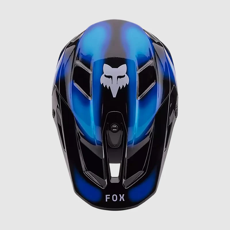 Casco Moto V3 Volatile Azul/Negro Fox - Image 4