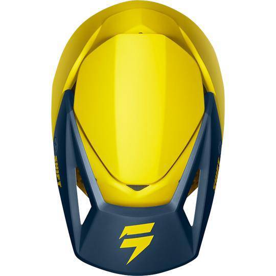 Casco Moto White Amarillo Azul Shift - Image 4