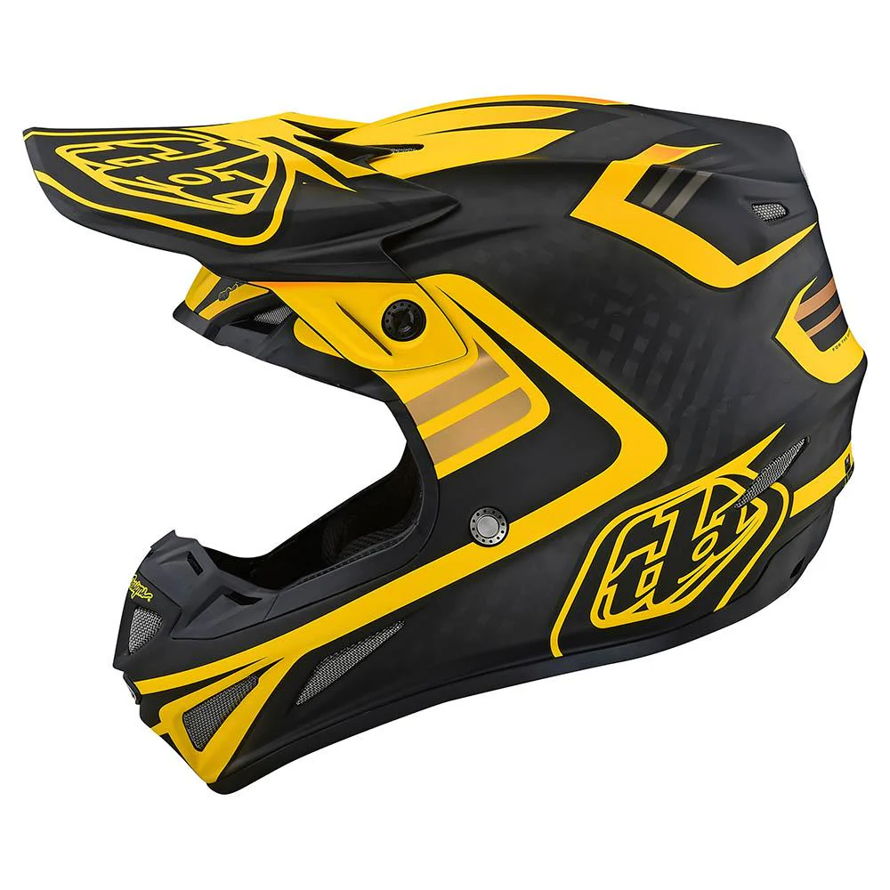 Casco Se4 Carbon Flash Black/Yellow MIPS Troy Lee Designs - Image 2