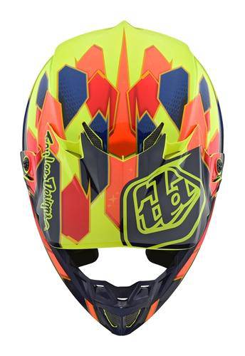 Casco Se4 Composite Maze Yellow Blue Troy Lee Designs - Image 4