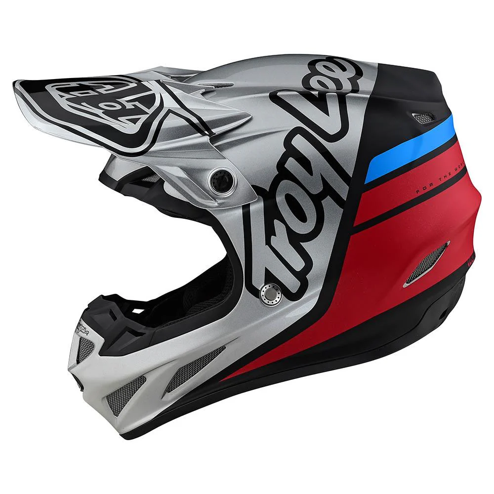 Casco Se4 Composite Silhouette Black Silver Troy Lee Designs - Image 2