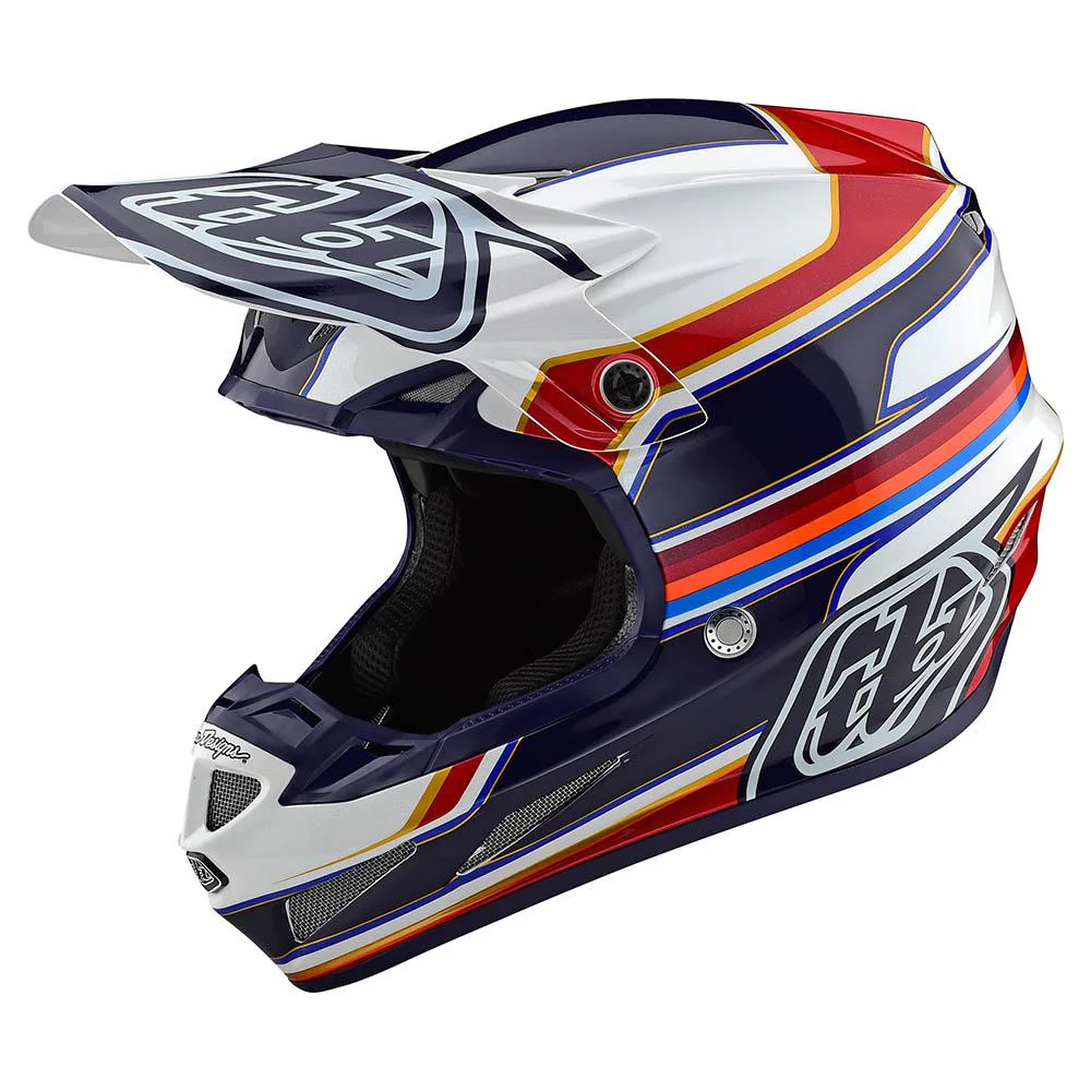 Casco Se4 Composite Speed White/Red MIPS Troy Lee Designs
