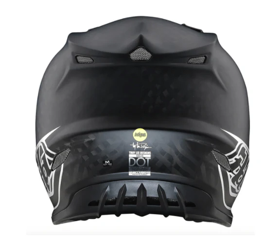 Casco Se4 Ece Carbon Midnight Black/Chorme Troy Lee Designs - Image 4