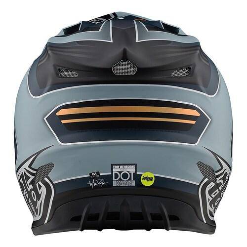 Casco Se4 Ece Composite Flash Gray Silver Troy Lee Designs - Image 3