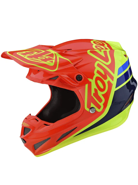 Casco Se4 Ece Composite Silhouette Orange Yellow Troy Lee