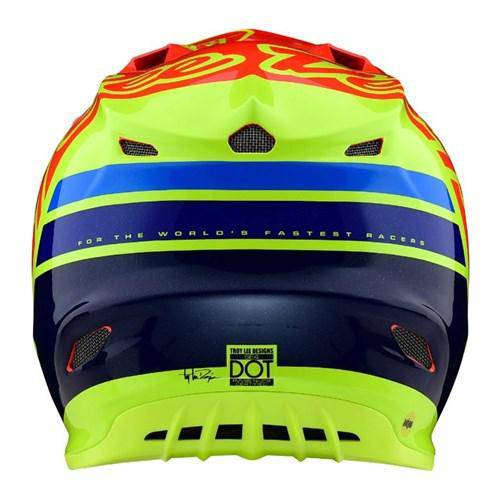 Casco Se4 Ece Composite Silhouette Orange Yellow Troy Lee - Image 3