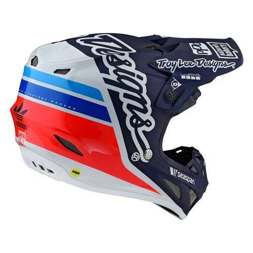 Casco Se4 Ece Composite Silhouette Team Navy White Troy Lee - Image 2