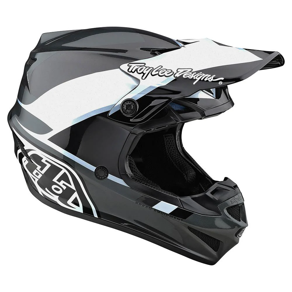 Casco Se4 Polyacrylite Beta Silver MIPS Troy Lee Designs - Image 4