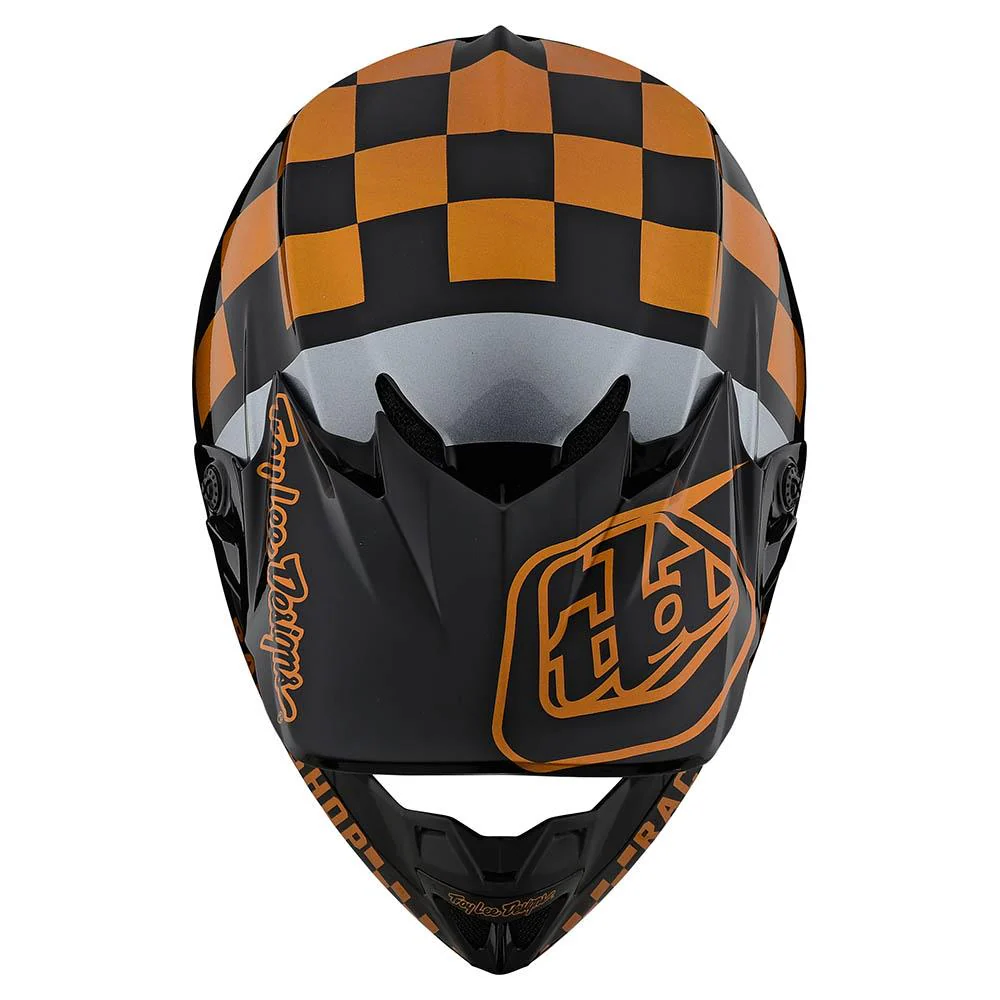 Casco Se4 Polyacrylite Checker Black/Golden Troy Lee Designs - Image 5