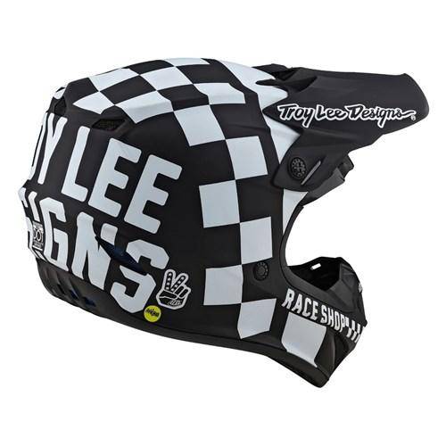 Casco Se4 Polyacrylite Checker Black / White Troy Lee Designs - Image 3