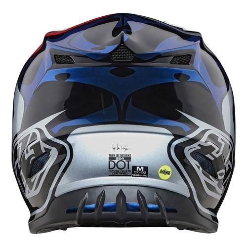 Casco Se4 Polyacrylite Skully Silver Troy Lee Designs - Image 2