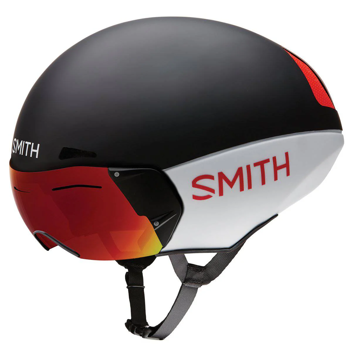 CASCO SMITH PODIUM TT MIPS W/LENS BK/WHT L