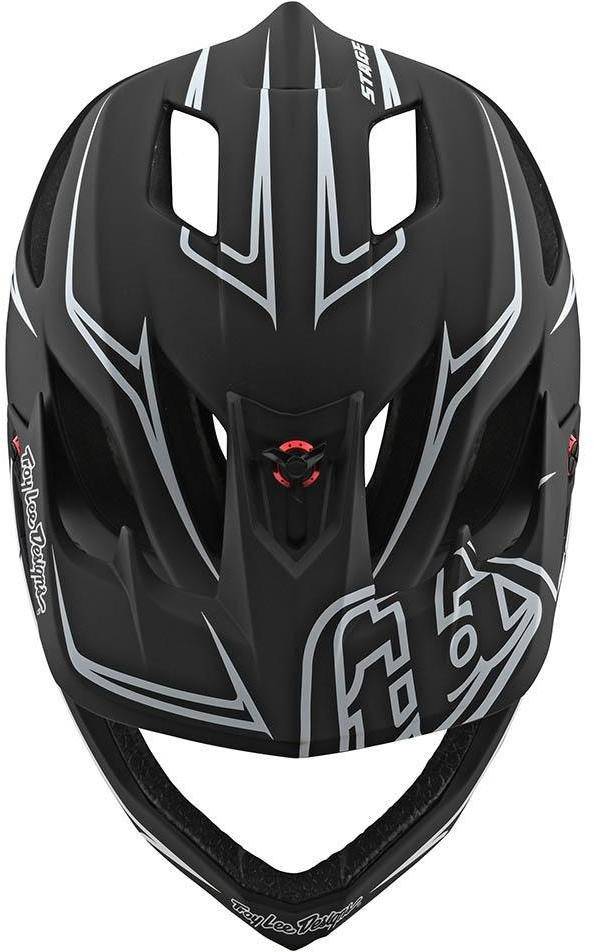 Casco Stage Pinstripe Black White Troy Lee Designs - Image 3